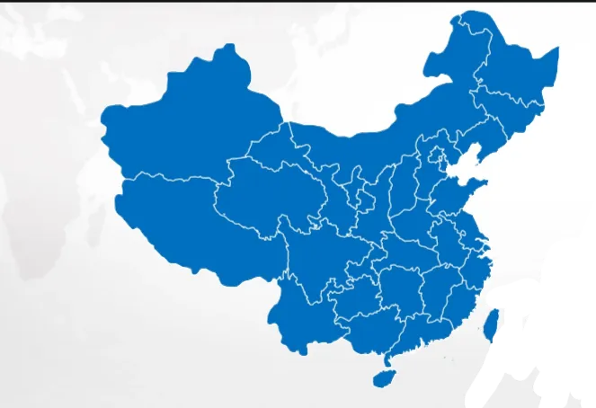 全国业务布局地图